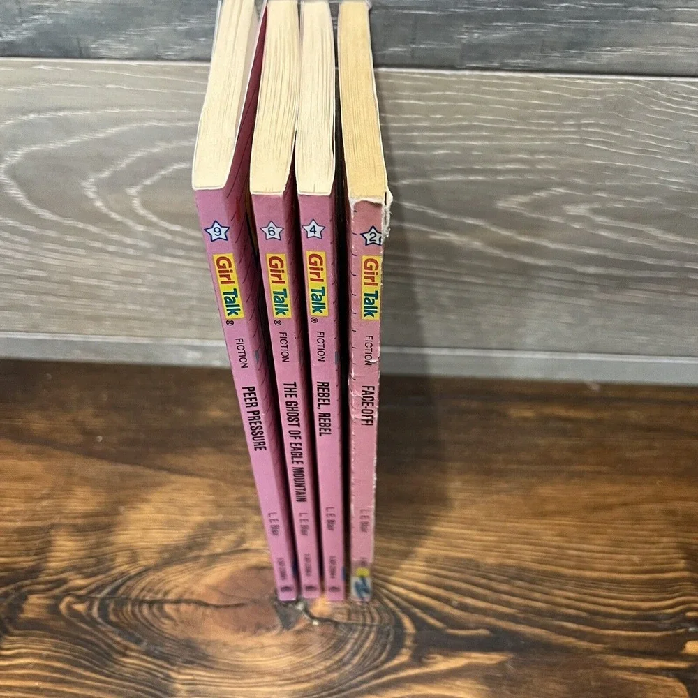 Girl Talk Book‎ Series Vintage 1990s LOT OF 4 L E Blair 2 4 6 9 Paperback Books